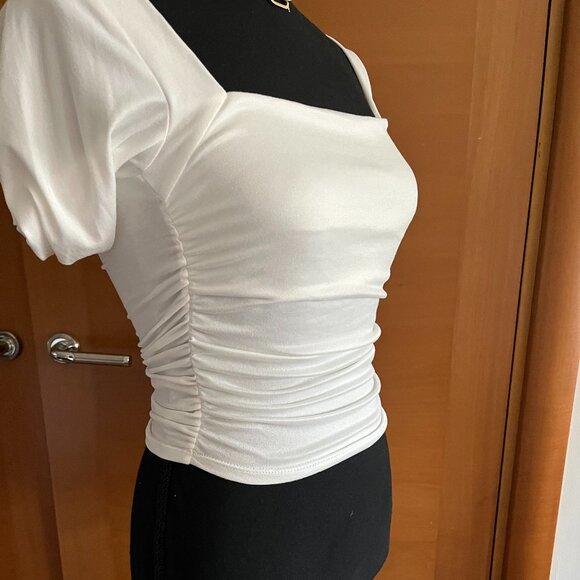 Urban Outfitters Silence + Noise Victoria Long Sleeve Cropped Top, Size M - Picture 3 of 3